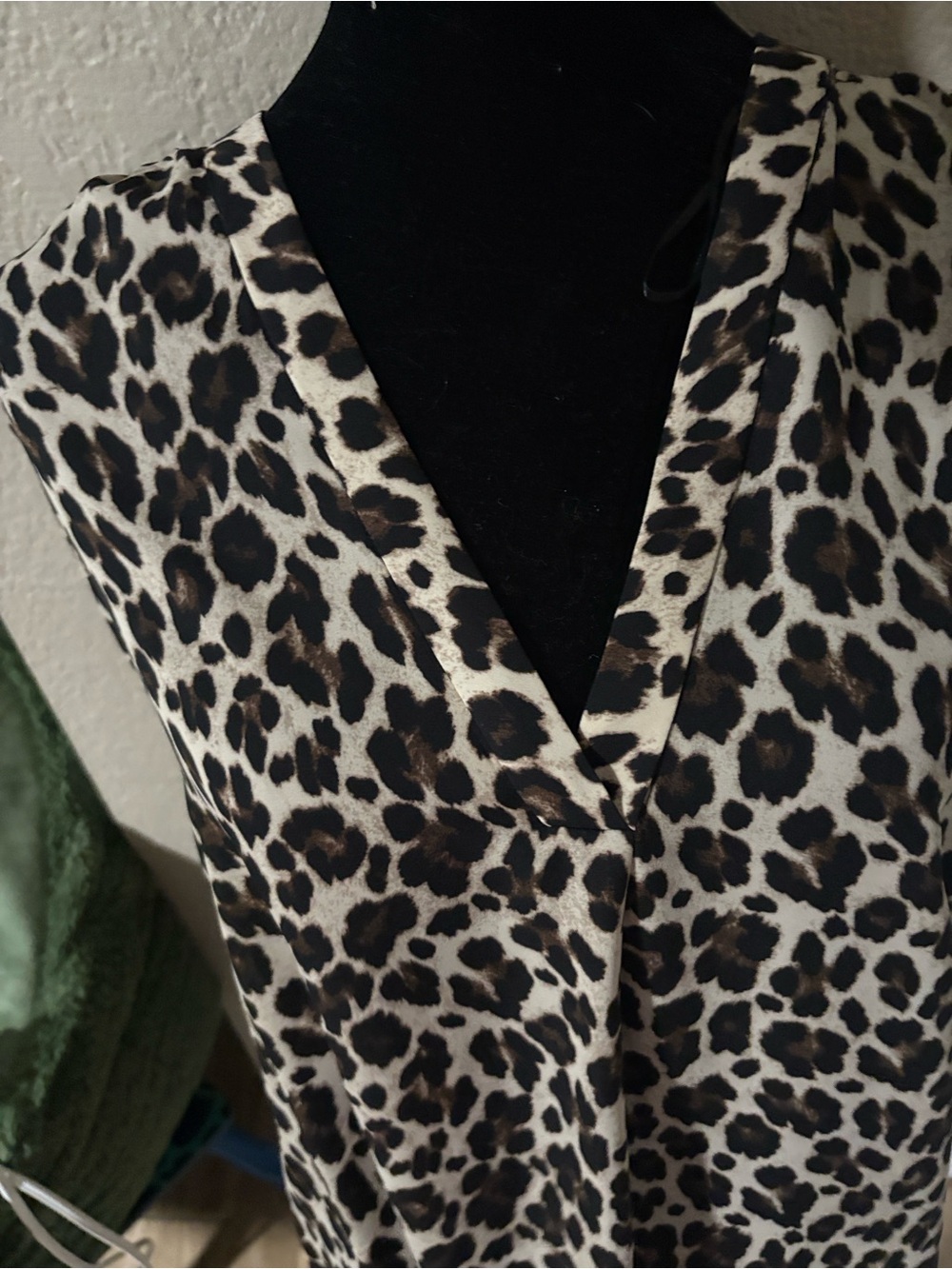 Vince Camuto Leopard Print Jacket - Black, Brown, Cream